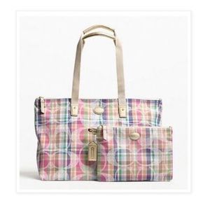 Coach Daisy Madras Packable Weekender - Medium